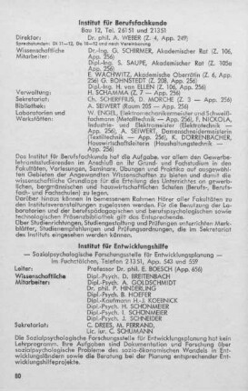 Institut für Entwicklungshilfe