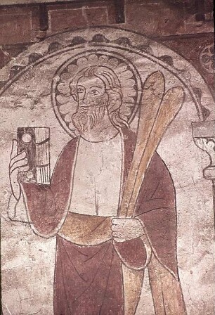 Gruppe von drei Aposteln, darunter Judas und Philippus