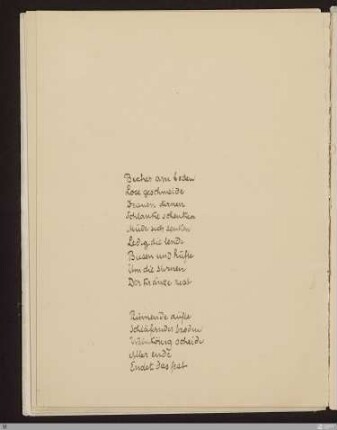 Becher am boden : Vers 1 - 14; [SW II: H1(Algabal)]; [SW II, S. 69/123-124]
