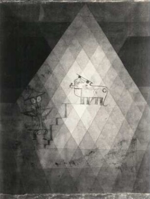 Am Berg des Stieres : Am Berg des Stieres. Druck? (vor 1940; P. Klee)