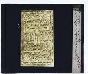 karolingisch, Elfenbeinrelief, Kreuzigung und Passionsszenen (Narbonne, Kathedrale)