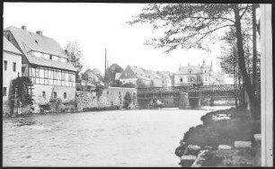 Olbernhau. An der Flöha mit Kegelbrücke