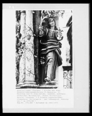 Nördlicher Seitenaltar, rechte Seitenfigur: Der heilige Johannes