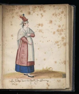 Jüdische Frau zu Tripoli in Syrien