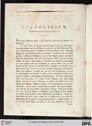 Tilphussium: Siebenundzwanzigste Platte