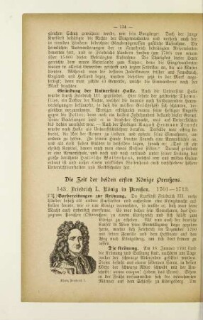 Die Zeit der beiden ersten Könige Preußens
