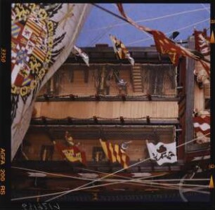 Vollmodell der spanischen Galeone "Santa Maria del Pilar", um 1535, Maßstab 1:50, Detailansicht