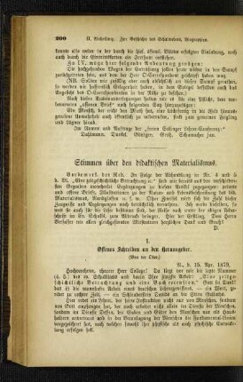 Stimmen über den didaktischen Materialismus