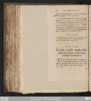 Tit. IV. (VI. 39.) Si quis omissa causa testamenti ab intestato vel alio modo possideat hereditatem.