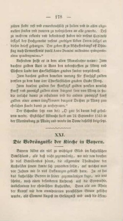 178-183 Die Bedrängnisse der Kirche in Bayern