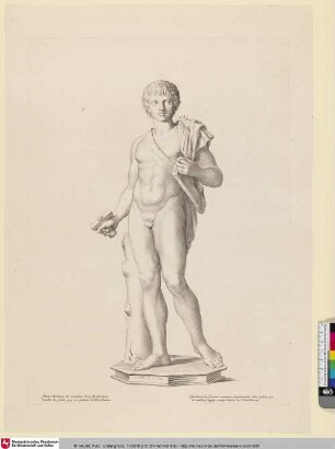 [Antike Statue eines Gladiators]