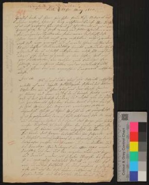 Brief von Clemens Brentano an Philipp Otto Runge vom 18.3.1810 und 26.3.1810
