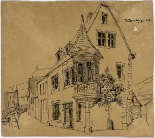 Wohnhaus in Weissenburg, Gesamtgebäude mit Erker