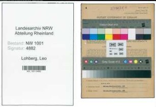 Entnazifizierung Leo Lohberg, geb. 27.05.1910 (Ingenieur)