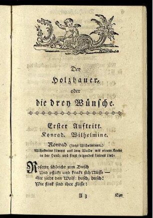 Erster Auftritt. - Fünfter Auftritt.