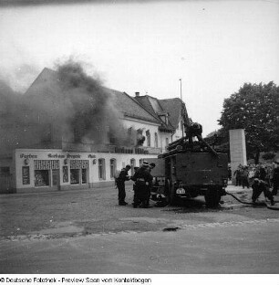 Feuerwehrübung Bühlau, Kurhaus