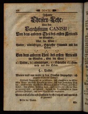 128-140, Zehende Christen-Lehr, [...]