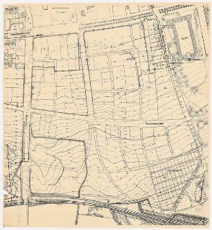 Bundesgartenschau 1959, Dortmund: Ausschreibungsunterlage Wettbewerbsgebiet 1:2000