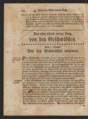 Des ersten Theils viertes Buch, von den Geschwülsten.