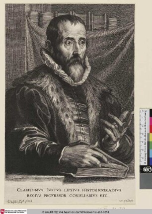 Clarissimus Iustus Lipsius Historiographus