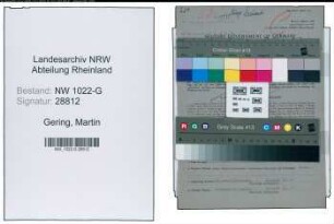 Entnazifizierung Martin Gering , geb. 09.09.1908 (Versandleiter)