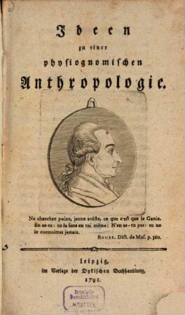 Ideen zu einer physiognomischen Anthropologie