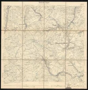 Äquidistantenkarte 127 : Section Geyer, 1890 : Section Geyer. - 1:25000. - Leipzig: Giesecke & Devrient, 1890. - 1 Kt.