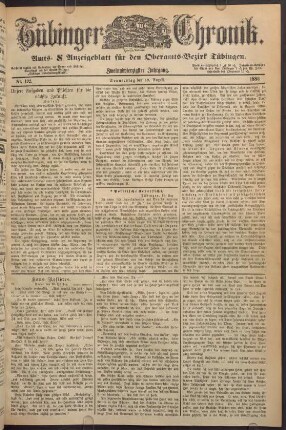 19. August (Nro. 192) - 25. August (Nro. 197)