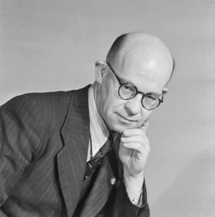Portrait eines Mannes mit Brille im Anzug