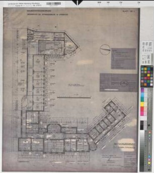 Lüdenscheid, Amtsgericht und Gefängnisgebäude, 1. Obergeschoss, Revisionszeichnungen