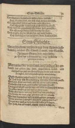 Sinn-Gedichte.