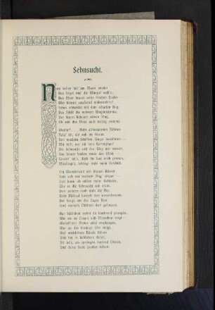 Sehnsucht