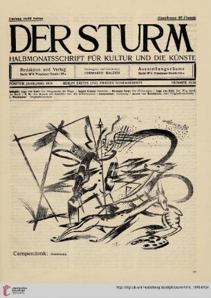 Nummer 15/16 (Erstes und zweites Novemberheft 1914)