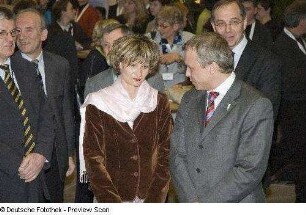 Barbara Ludwig, Staatsministerin für Wissenschaft und Kunst in Sachsen, und Ingolf Roßberg, Oberbürgermeister der Stadt Dresden