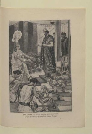 THE QUEEN OF SHEBA VISITS KING SOLOMON