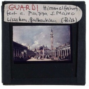 Guardi, Himmelfahrtsfest auf der Piazza San Marco