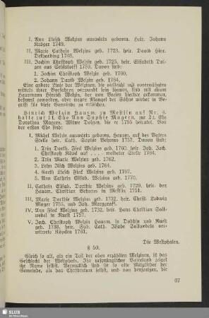 § 50. Die Westphalen