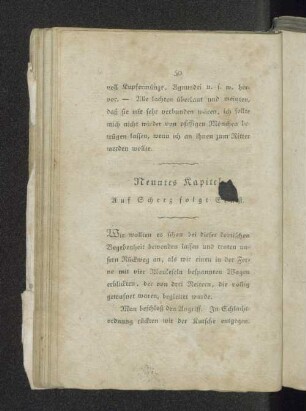 Neuntes Kapitel. Auf Scherz folgte Ernst.