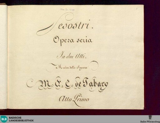 Sesostri - Mus. Hs. 1233