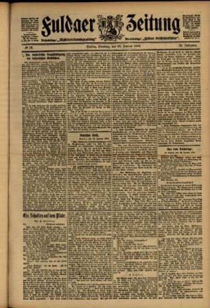 Ausgabe vom Dienstag, den 23. Januar 1906.