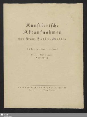Künstlerische Aktaufnahmen