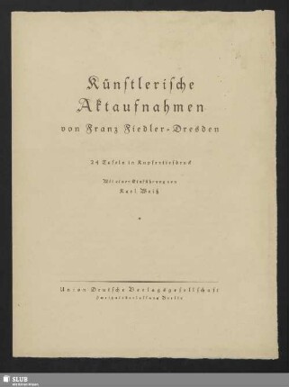 Künstlerische Aktaufnahmen