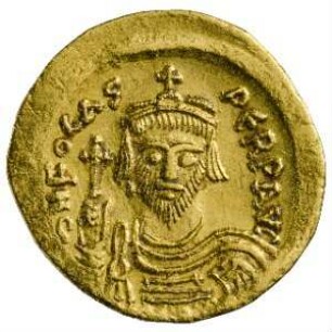 Münze, Solidus, 607 - 609