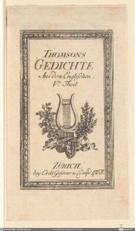 Thomsons Gedichte. Th. 5