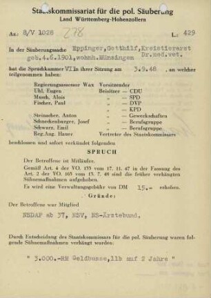 Eppinger, Gotthilf, Dr. med. vet.