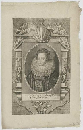 Bildnis der Maria Anna, Ferdinandi II. Erste Gemahlin