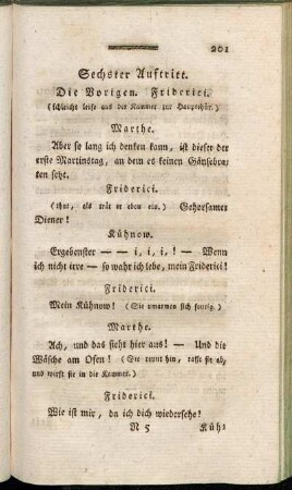 Sechster Auftritt - Zehnter Auftritt