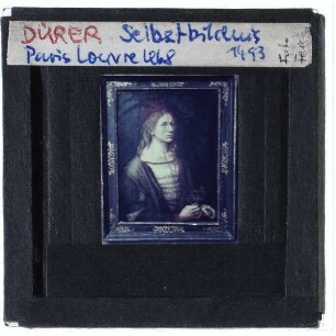Dürer, Selbstbildnis (Paris Louvre RF 2382)