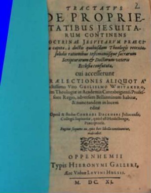 Tractatus de proprietatibus jesuitarum