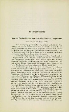Oberschwäbischer Zweigverein